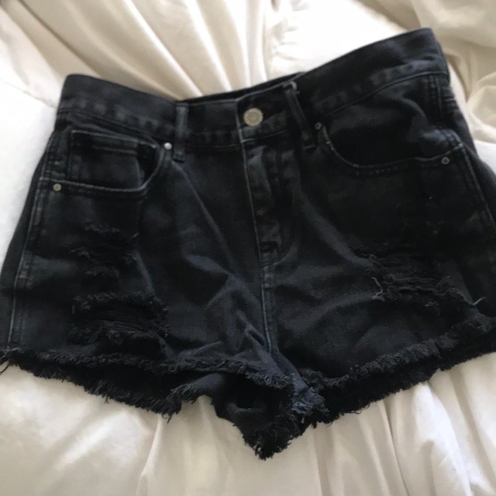 Bullhead black jean shorts